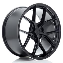 JR Wheels SL-01 alumiinivanne, Musta, 19"