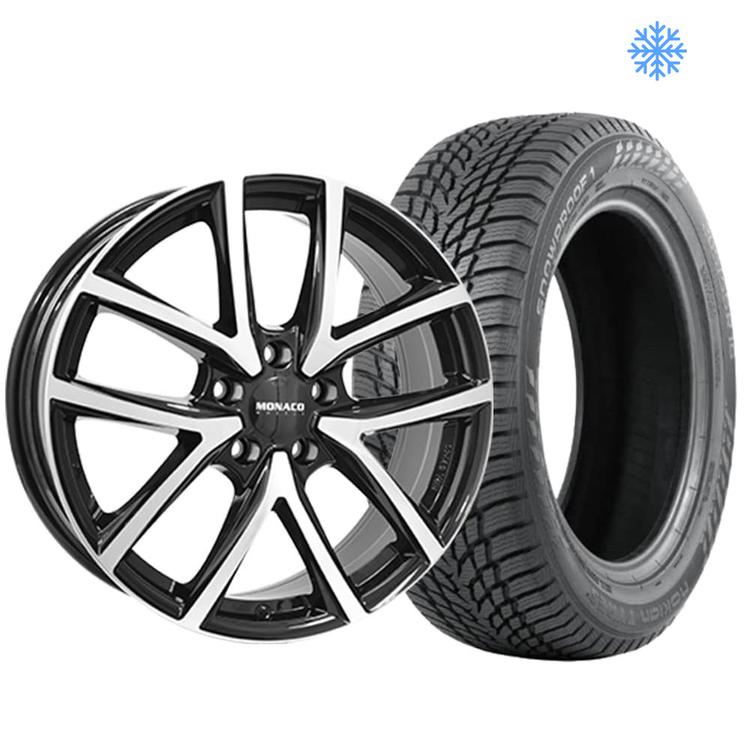 Monaco CL2 Black Polish Fälgpaket Vinter