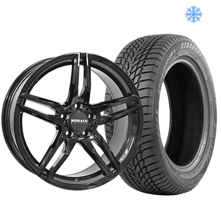 Monaco GP1 Svart Fälgpaket Vinter