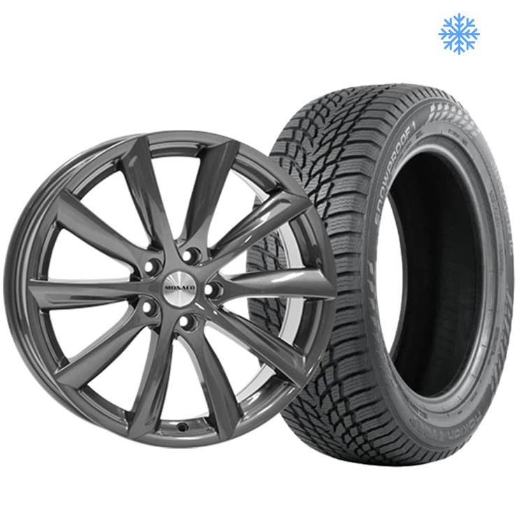 Monaco GP6 Antracit Fälgpaket Vinter