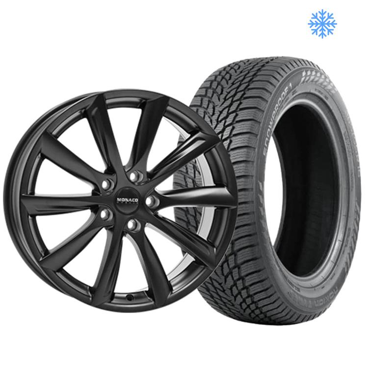 Monaco GP6 Mattsvart Fälgpaket Vinter