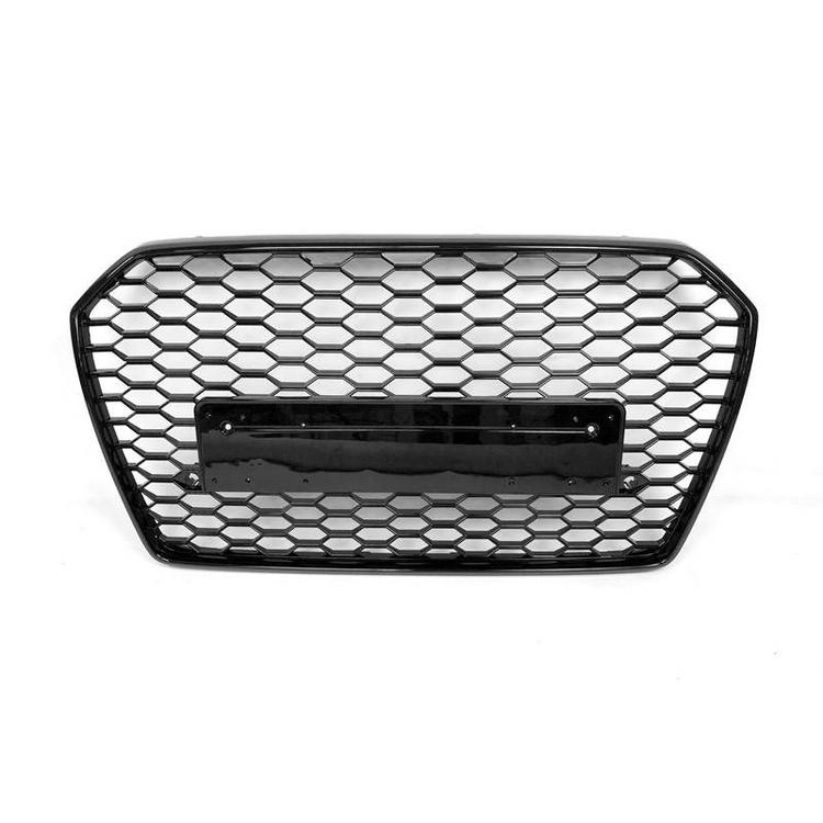 Gloss Black Front Grill RS6 Look