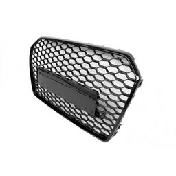 Gloss Black Front Grill RS6 Look