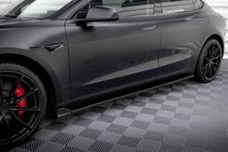Maxton Design Sideskjørt V.3 Tesla Model 3 MK1 / MK1 Facelift