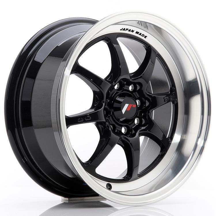 JR Wheels TFII aluminiumsfelg i Svart, 15"