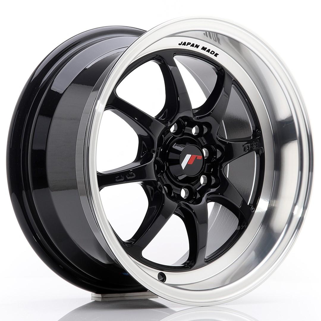 JR Wheels TFII aluminiumsfælg i Sort, 15"