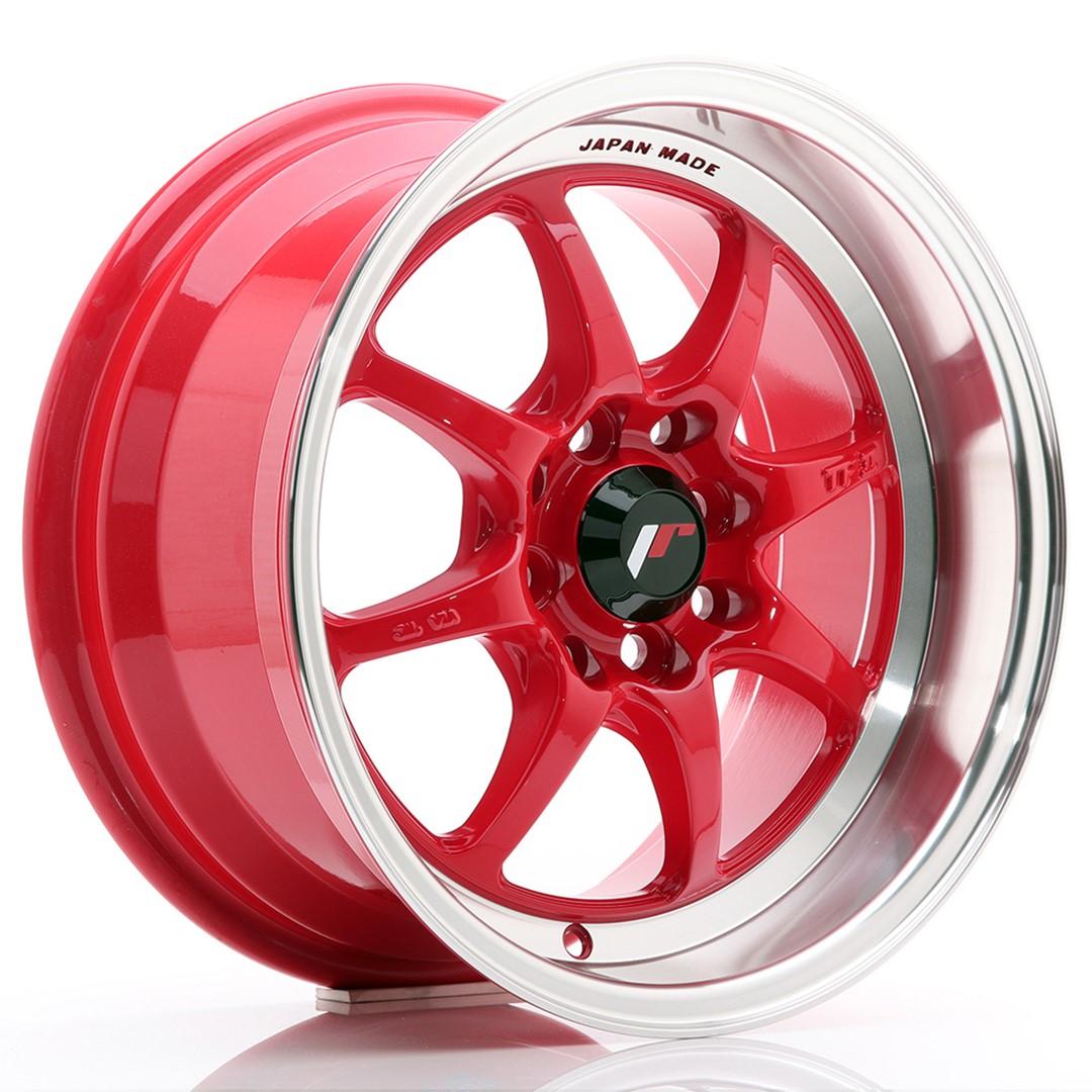 JR Wheels TFII aluminiumsfælg i Rød, 15"