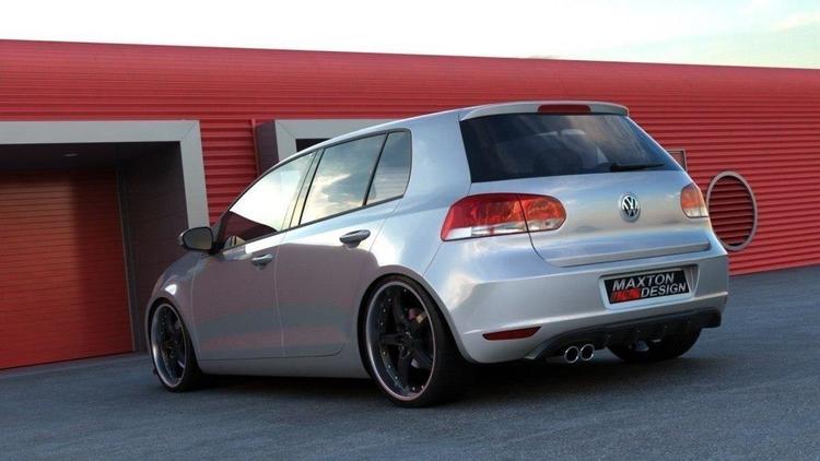 Maxton Design Diffusor VW Golf VI With 1 Exhaust Hole