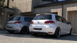 Maxton Design Diffuusori VW Golf VI With 2 Exhaust Hole