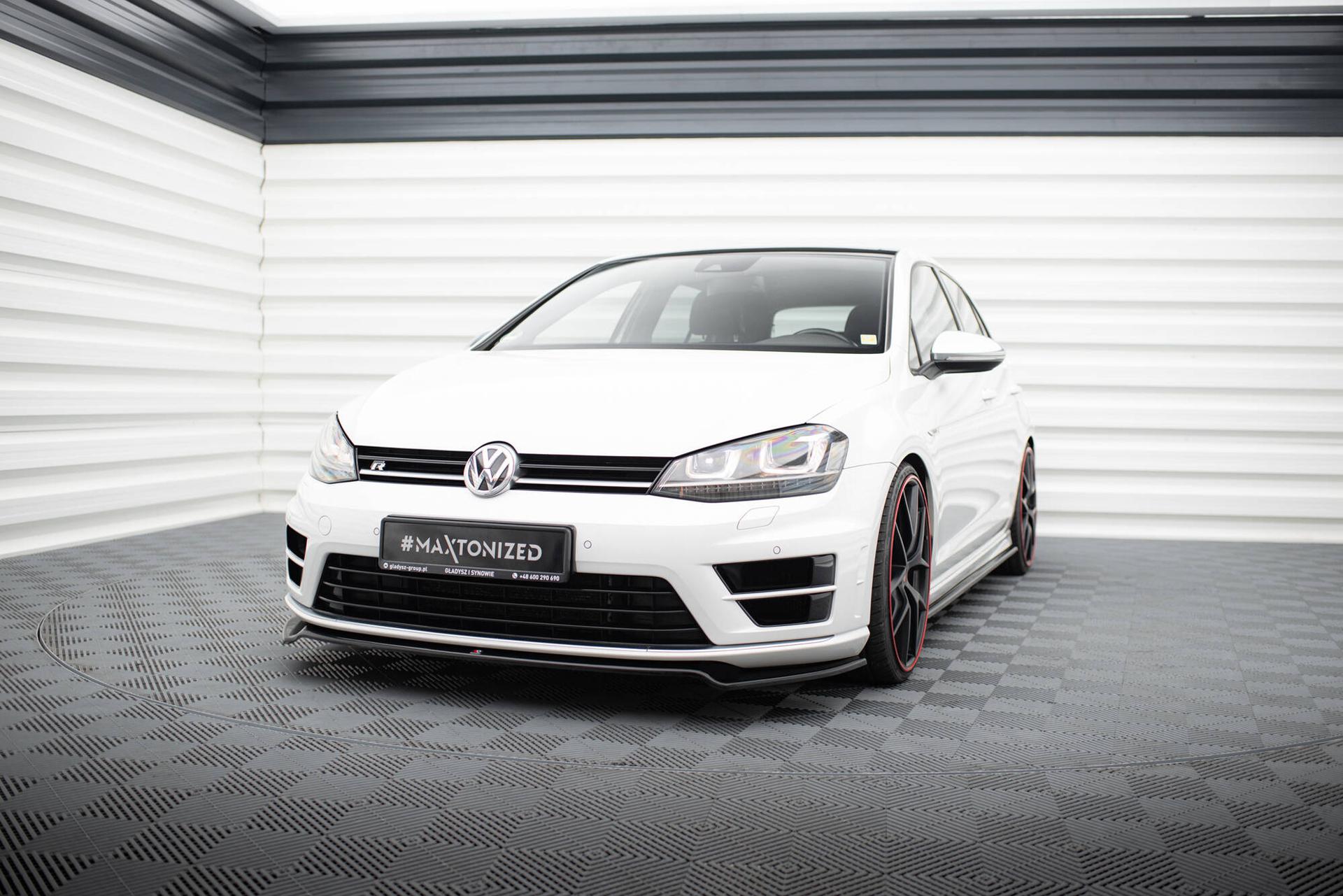 Maxton Design Frontspoiler V.2 VW Golf 7 R / R-line