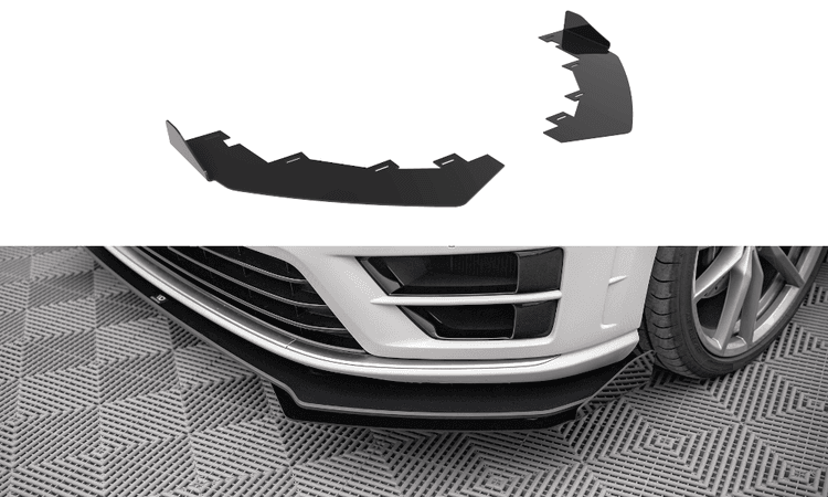 Maxton Design Splitters Volkswagen Golf R MK7