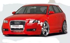 Spoiler fram nedre Audi A3
