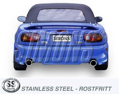 Pakoputkisto Mazda MX5