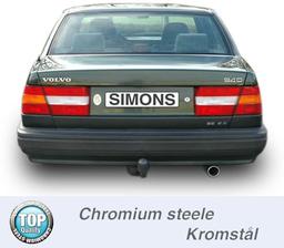 Avgassystem som passar Volvo 940/740/760 Turbo