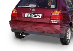 Exhaust system VW Golf 3
