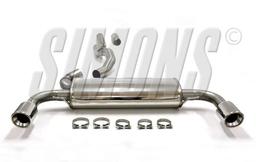 Ruostumaton sportsystem etuäänenvaimentimen jälkeen - Volvo S/V60 2010-