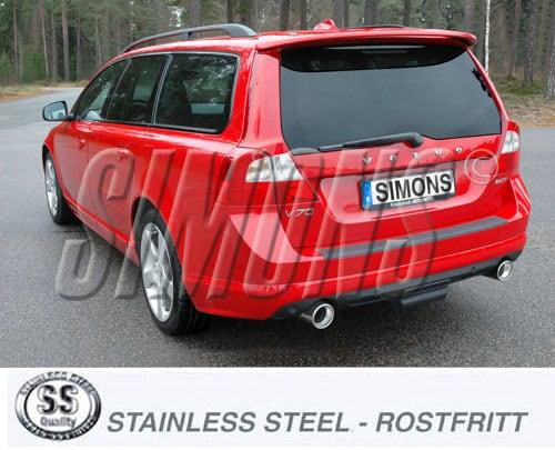 Pakoputkisto Volvo V70 2008-