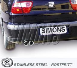 Avgassystem Rostfritt Seat Cordoba