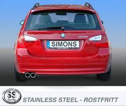 Sportavgassystem BMW E90/E91 4-cyl