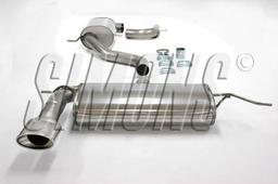 Avgassystem Rostfritt Seat Leon 05-