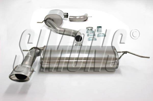 Avgassystem Rostfritt Seat Leon 05-