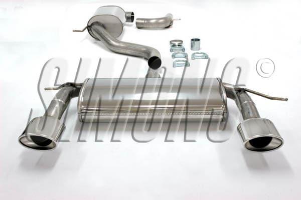 Avgassystem Rostfritt Seat Leon 05-