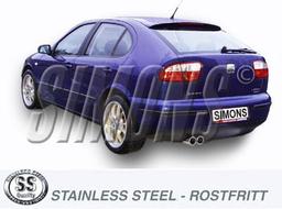 Avgassystem Rostfritt Seat Leon