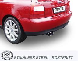 Avgassystem Audi S3 Quattro