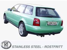 Pakoputkisto Audi A4 B5 Quattro