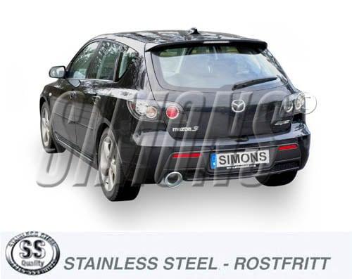 Pakoputkisto Mazda 3 MPS