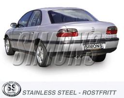 Pakoputkisto ruostumaton Opel Omega B