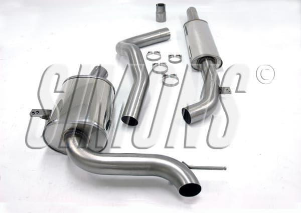 Eksossystem Rustfritt Renault Megane III