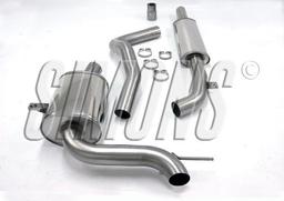 Eksossystem Rustfritt Renault Megane III