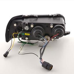 Black head lamps LED Audi 80