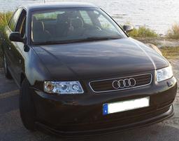 Chrome angel eyes head lamps for Audi A3