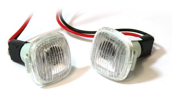 Etulokasuojavilkut valkoiset