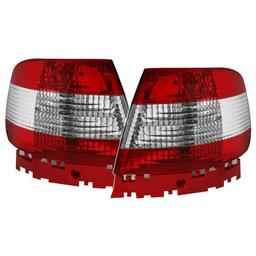 Baklampor röd klara Audi A4