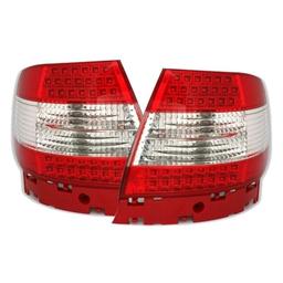 LED rear lights Red clear glass Audi A4