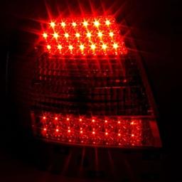 LED rear lights Red Black Audi A4
