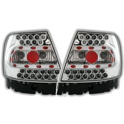 LED Baklampor Kromade Audi A4