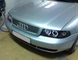 Lyskaster Angeleyes sort Audi A4