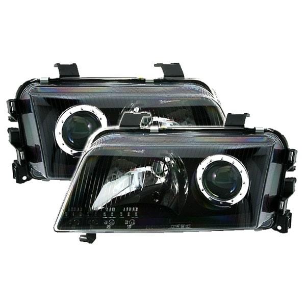 Ajovalot Mustat sisäosa sisältäen. Blinkers Audi A4