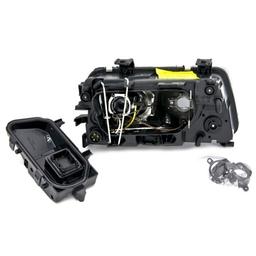 Ajovalot Mustat sisäosa sisältäen. Blinkers Audi A4