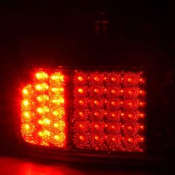 LED rear lamps red Black Audi A4