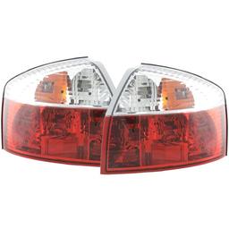 Baklampor crystal look Audi A4