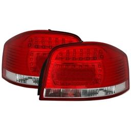LED rear lamps Red clear Audi A3