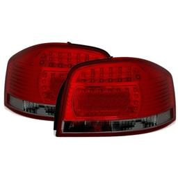 LED Baklampor Röd Tonat Audi A3 8P