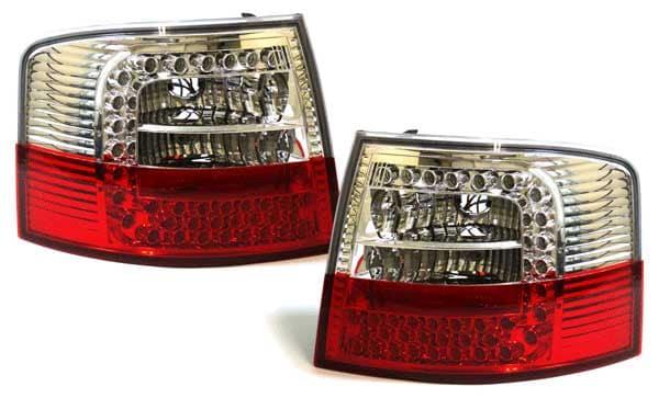LED rear lights Red/clear Audi A6