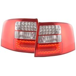 LED Baklampor Röd Vita Audi A6