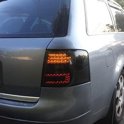LED Baklampor svart tonade Audi A6